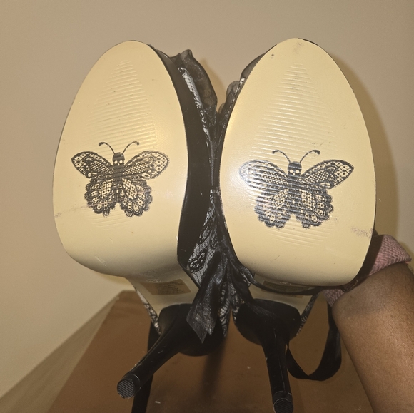 Iron Fist Lovelace Peep Toe Stiletto size 10 - Picture 6 of 6